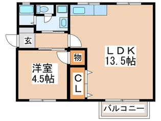 メゾンBMIII【2階】の間取り