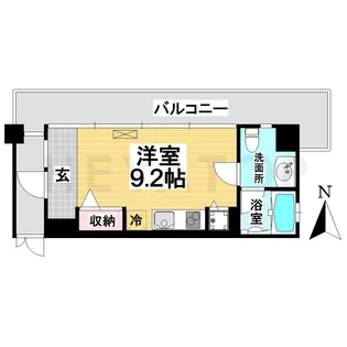 愛知県名古屋市瑞穂区片坂町1【マンション】の間取り