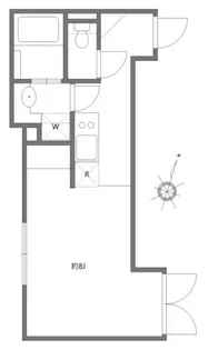 エクサム初台【3階】の間取り