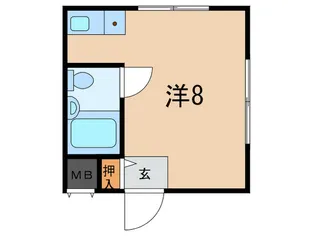 サンロイス芦屋五号館【3階】の間取り