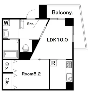 クレールF・K【2階】の間取り