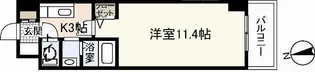 シャルマン財官I【2階】の間取り