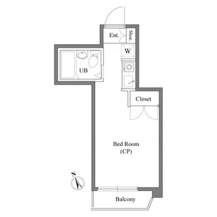 クレスト相模大野【3階】の間取り
