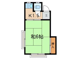 睦荘【2階】の間取り