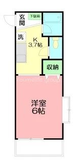 上大槻ハイツ【1階】の間取り