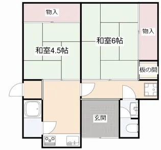 大阪府高槻市大冠町1【一戸建】の間取り
