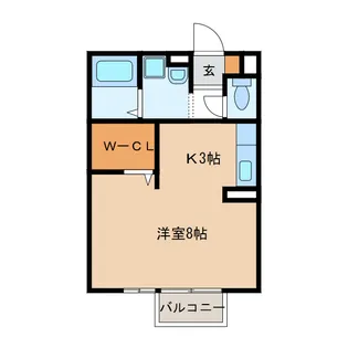 アーバンライフII【2階】の間取り