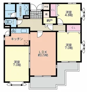 knot妙蓮寺【2階】の間取り
