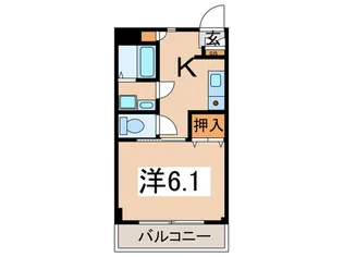 ライフモリ2号館【1階】の間取り