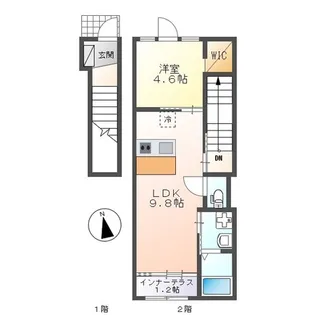 神奈川県川崎市川崎区大島5【アパート】の間取り