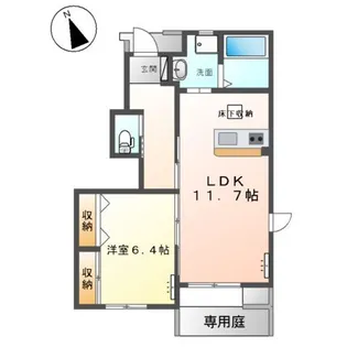 レ・セーナ【1階】の間取り