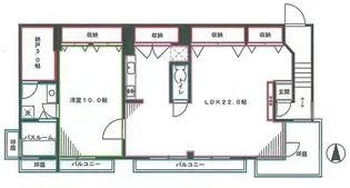 シャトー阿佐ヶ谷【3階】の間取り