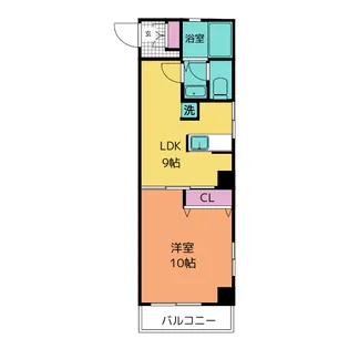 グリーンビル【3階】の間取り