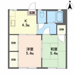 メゾン松森【1階】の間取り