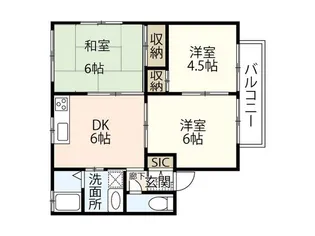 セジュール011【1階】の間取り