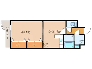 サン・プラシード【3階】の間取り