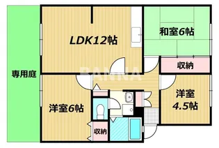 サンビレッジ西大寺 D棟【1階】の間取り