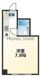 エステート門屋【3階】の間取り
