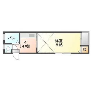 エムケイハイツII【2階】の間取り