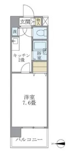 東京都港区芝3【マンション】の間取り
