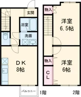 新潟県新潟市秋葉区新津本町1【アパート】の間取り
