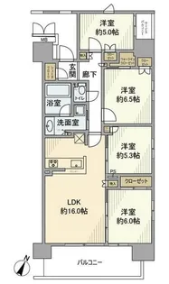ファーストリンクレジデンス【9階】の間取り