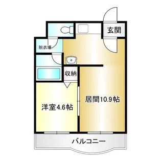エクセルバード【1階】の間取り