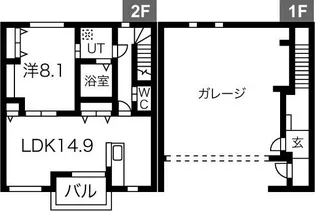 神奈川県大和市下和田【アパート】の間取り