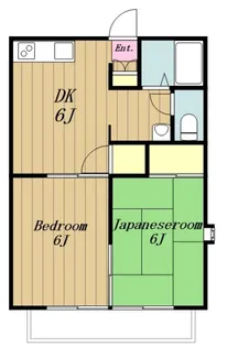 リバーハイツ2【1階】の間取り