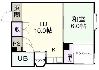 和歌山県和歌山市新中通2【マンション】の間取り