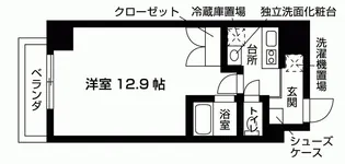 京都府京都市上京区北小路中之町【マンション】の間取り