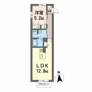 山形県山形市江俣3【アパート】の間取り