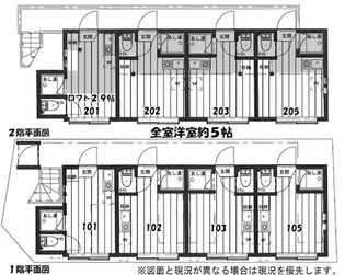 東京都新宿区上落合3【アパート】の間取り