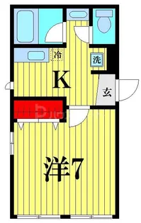 東京都葛飾区東新小岩6【アパート】の間取り
