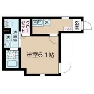 フェリーチェ練馬B【3階】の間取り