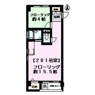 ムサシノレジデンス【2階】の間取り