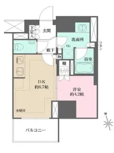 東京都台東区東上野5【マンション】の間取り