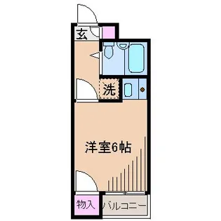 アップルコート元住吉3【3階】の間取り