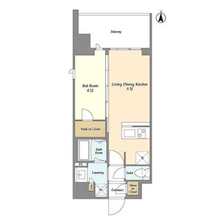 グランカーサ三ノ輪V【7階】の間取り