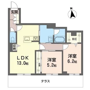 埼玉県川口市栄町1【マンション】の間取り