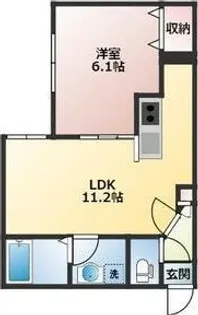 北海道札幌市西区発寒十条2【マンション】の間取り