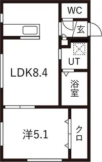 北海道札幌市東区北十四条東10【マンション】の間取り
