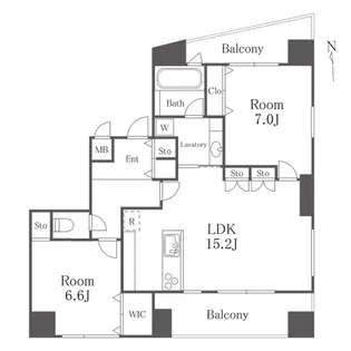 文の杜テラス【5階】の間取り
