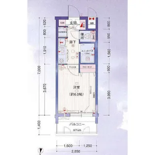 プレサンス名古屋駅前【2階】の間取り