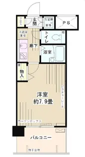 アルテーヌ新横浜【7階】の間取り