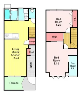 埼玉県川口市芝4【一戸建】の間取り