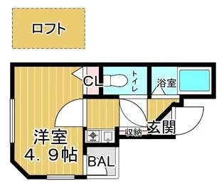 シェスム野江【2階】の間取り