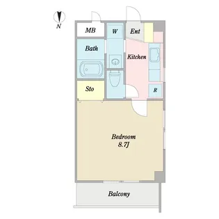 ルーチェ・北新横浜【5階】の間取り