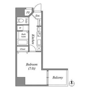 レジデンス名古屋千代田【2階】の間取り