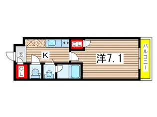 ベルクレールEAST【3階】の間取り